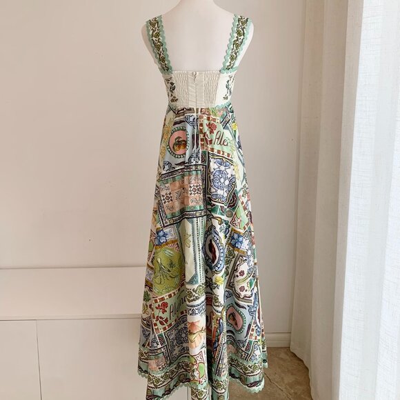 Alemais tommasina summer midi dress - Picture 12 of 15